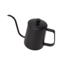 Miniatyrbillede 4 af 8: Lille Pour Over Kaffekedel i Rustfrit Stål - Præcis Kontrol af Kaffe - Gooseneck Tudekedel til Drypkaffe - Sort - 600ml
