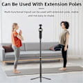 Miniatyrbilde 1 av 5: Mini Tripod Lommekamera Skrivebordsstativ Holder Selfie-stenger L