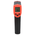 Miniatyrbillede 1 af 8: HW600 NonContact Termometer LCD Infrarød Digital Temperaturmåling Termometer (Rød)