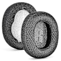 Miniatyrbilde 1 av 5: 1 Par Skum Øreputer Puter Lær Øreputer kompatible E65 E65BTNC / Duet NC/Live 650BTNC Live 660 BTNC Hea-B8