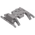 Miniatyrbild 7 av 8: RC-växellådsfäste i aluminiumlegering, chassibasplåthållare för Axial SCX24 90081 1/24 RC-bilTitanium