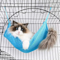 Miniatyrbillede 4 af 5: Kat Åndbar Kæledyrsbur Hængekøje Kæledyrsbur Kølemåtte Dobbeltsidet Hængende Kattehængekøje Kæledyrsartikler Katte