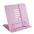 Miniatyrbillede 1 af 5: Justerbar foldbar metal bogholder læsestand - Pink