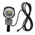 Pikkukuva 3 / 8: Sähköpyörän etuvalo DC12V - 72V LED-valo SM-liitin 2-nastainen Kestävä ABS Ebike-ajovalo sähköpyörälle