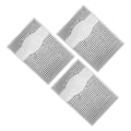 Miniatyrbilde 7 av 8: 3 stk. Embossing-mapper Unik design konkav konveks teksturmaler for DIY-invitasjoner Kortlaging