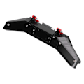 Miniatyrbillede 8 af 8: RC Aluminium Legering Forreste Kofanger med Monteringssøjle til SCX10 90046 90047 1/10 RC CrawlerSort