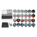 Miniatyrbild 2 av 8: 12 st Dart Set Rostfri Stålspets Utsökt Professionell Dart Kit Tillbehör för Dartspelare