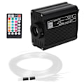 Miniatyrbild 3 av 8: 16W fiberoptisk ljus RGBW LED-takljussats APP-kontroll med 2m fiberoptisk kabel