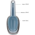 Miniatyrbild 5 av 5: Plastsked Set Husdjursmat Sked Valpmat Skopa Mätsked Torr Foder Sked Multifunktionell Praktisk Sked Set 3 Delar Nesting Design