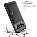 Miniatyrbillede 5 af 5: Til Samsung Galaxy S10+ Magnetisk Wallet Kort Taske Læder Telefon Cover Zekai Sort
