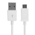 Miniatyrbilde 5 av 8: 2 stk 1M telefonladekabel Micro USB hurtigladerkabel PVC datakabel for AndroidWhite