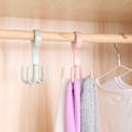 Miniatyrbillede 4 af 7: Håndtaske Hanger Pladsbesparende Bøjle Skabe Tøjstativ 360 Graders Rotation Sko Bælte Tørklæde Hængende Stativ