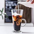 Miniatyrbilde 2 av 4: Irish Coffee Kopp, Kopp for Kalde Drikker, Kopp for Sandisdrikk, Glass Vannkopp, Iskaffekopp (transparent)