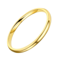 Miniatyrbillede 2 af 8: Moderne og elegant ring til kvinder i guld - Størrelse 9