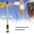 Miniatyrbillede 7 af 8: 16cm Professionel Holdbar Han BNC Fleksibel Fjederantenne UHF til ICOM IC-V9 Walkie Talkie Ham RadioGolden