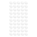 Miniatyrbilde 4 av 8: 50 stk. plast falske dueegg solide falske egg simulering klekking avlsrekvisita for fugler