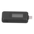 Miniatyrbild 8 av 8: Typ C USB Tester 4-30V Spänningsmätare Timing Amperemeter Strömdetektor LCD Digital Monitor