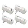 Miniatyrbilde 6 av 8: 4 STK Strømsparer Intelligent flammehemmende lavt forbruk strømspareboks for hjemmet 90‑240V EU-støpsel