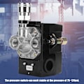 Miniatyrbillede 7 af 8: 4-huls automatisk trykafbryderkontrolventil G1/4" 75~120psi 220V til luftkompressor