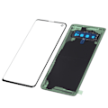 Pikkukuva 7 / 8: Samsung S10 G973 -puhelimen takalasin kansi ja ulompi lasipaneelin vaihto - Musta