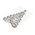Miniatyrbilde 4 av 8: 4 ark Embossing-mapper Juletema Gjenbrukbare DIY Embossing-mapper for Konvolutt Fotoalbum