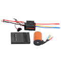 Pikkukuva 1 / 8: Vedenpitävä 3650 3500KV harjaton moottori 60A ESC ohjelmointikortti yhdistelmäpaketti 1/8 1/10 RC autoon