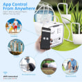 Miniatyrbilde 4 av 5: WiFi eksternt vanningssett, automatisk vanningssystem for opptil 20 potteplanter, vannplanter med automatisk/manuell/forsinket vanning via app (hvit)