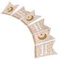 Miniatyrbild 6 av 8: Eid Mubarak Banner Ramadan Jute Burlap Hem Dekoration Kamin Dekoration Handwerk Zubehör