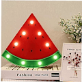 Miniatyrbild 2 av 5: Vattenmelonformad LED-nattlampa för barn, batteridriven sänglampa, dekorativ present för små sovrum