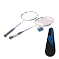 Miniatyrbild 3 av 8: SG8048 2-spelare Badminton Racket Set Vuxna Tonåringar Lättvikts Kolfiber Rackets