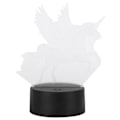 Miniatyrbillede 8 af 8: 3D Farverig Lyslampe LED Touch Control Dyr Form Kunst Natlys USB Batteri Dual Powered
