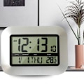 Miniatyrbild 2 av 8: Hushålls multifunktionell modern digital klocka elektronisk termometer med kalenderdisplay