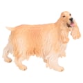 Miniatyrbillede 1 af 8: Cocker Spaniel-figurer Simulering Pædagogisk Let at Vedligeholde Hunde Figur til Børn Legetøj og Indretning PL127‑1543 Gul
