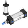 Miniatyrbild 4 av 8: Luftpneumatisk cylinder dubbelverkande SC40 standardkomponenter i aluminiumlegering SC40x200