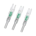 Miniatyrbillede 3 af 8: 3 stk. bueskydning oplyste nocks plast automatisk med switch 6,2 mm indre diameter bueskydning nock hale til natjagt grøn