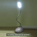 Miniatyrbild 8 av 8: Ljusstark 13 LED-bordslampa Lätt flexibel USB bordslampa för bärbar dator Stationär PC Vit