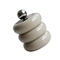 Miniatyrbillede 3 af 8: Nordisk stil Qtip-holder Dispenser Desktop Støvfri Bomuldspind Opbevaringsbeholder Donut Form Makeup Opbevaringsboks med låg Khaki 3 lag