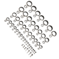 Miniatyrbild 6 av 8: 49 i 1 set Universal Rock Casting Tackle Fiske Spö Guider Linje Ringar Topp Tips