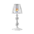 Miniatyrbilde 1 av 8: Lysestake i glass Tansparent Bordlampe Form Lysestakeholder for Din