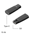 Miniatyrbillede 2 af 2: 6-pak Type-c Oplader Adapter Barbermaskine Strømadapter til Elektrisk Hårklipper Skægtrimmer, Barbermaskine, Skønhedsinstrumenter