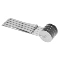 Miniatyrbilde 4 av 8: Multi Wheel Rustfritt stål Pizza Kutter Deig Bakverk Brød Skjæreverktøy Kjøkken Baking Tool5 Wheel