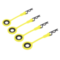 Miniatyrbilde 2 av 8: 4 STK RC Body Clips Pins RC Car Shell Body Fixed Clips Holder Silikon Metall Universal for 1/10 modell CarYellow