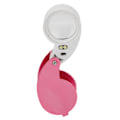 Miniatyrbillede 5 af 8: 40X Forstørrelsesglas Loupe LED Lys Høj Transmittans Bærbar Juveler Loupe med Aluminium Legering Skal til Ældre Pink