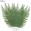 Miniatyrbillede 1 af 4: 10 stk. kunstig fyrregren - kunstige cypressblade - realistiske plastblade - nem vedligeholdelse - alsidig kunstig plantedekoration til hjemmet