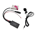 Miniatyrbild 2 av 8: Bluetooth-modul för bil AUXIN-kabel Trådlös mikrofonadapter Ersättning för A3 A4 A6 A8 TT R8 RNSE 32Pin DC12V