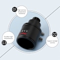 Miniatyrbild 4 av 5: CCTV-objektiv 1/2,5 tum 6-22mm 5MP M12-fäste Variabelt objektiv F1.6 kompatibelt med 4MP/5MP CMOS/CCD-sensor Säkerhet-B16