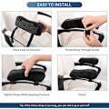 Miniatyrbilde 5 av 5: Armleneputer til Stol, Memory Foam for Kontorstol Gamingstol (2 STK svart)