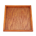 Miniatyrbilde 5 av 8: Firkantet tebrett i massivt tre Kaffe Sushi Snacks Serveringsfat for Cafe Restaurant (20*20 cm)