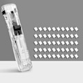 Miniatyrbillede 4 af 5: Multi-Purpose håndholdt papirclips dispenser - praktisk og holdbar Transparent