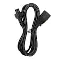 Pikkukuva 1 / 8: IEC320 C14 - IEC320 C5 Power IEC320 C14 Uros - IEC320 C5 Naaras Power 10A 250V 2500W 5,9ft